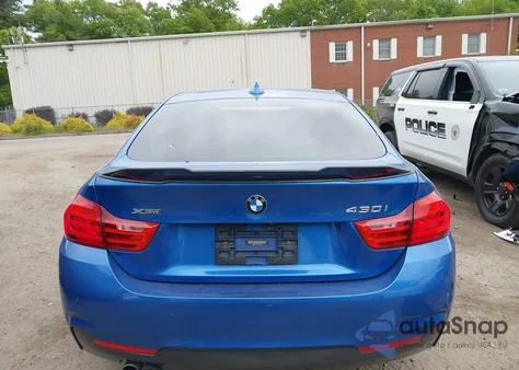 2017 BMW 430I Gran Coupe xDrive z USA, uszkodzony, nr VIN WBA4F9C56HG792585